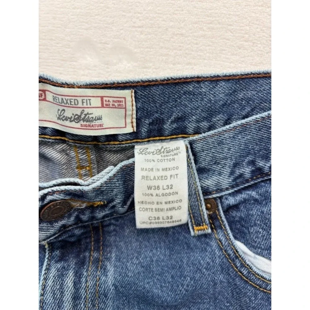 Levi Strauss Signature‎ Jeans Y2K Relaxed Fit Size 36 x 32